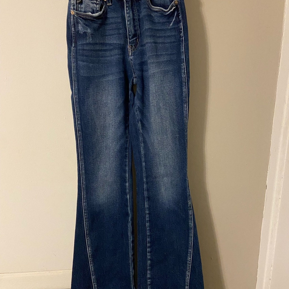 KanCan Dark Blue Flare Jeans